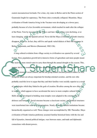 My Civilization of South America