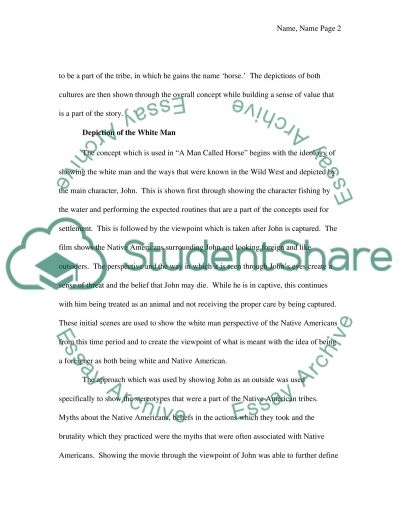Essay about a man called horse