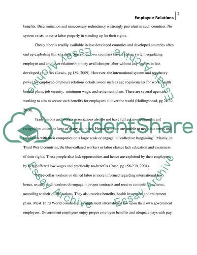 The International and Regulatory Systems