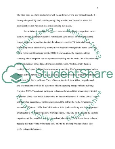 Marketing Value of Advertisement Campaign for New Product Launch