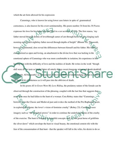 The significant works of E.E. Cummings