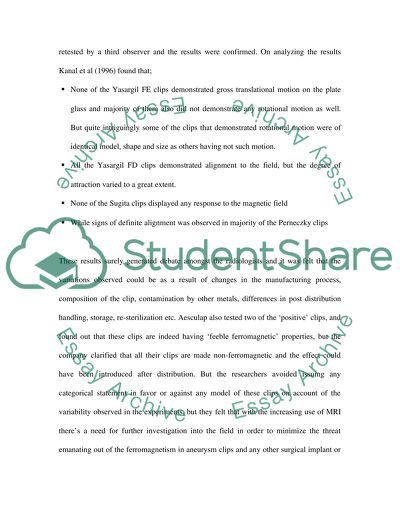 Magnet Safety in MRI