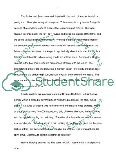 [Art subject] Olympic Sculpture Park