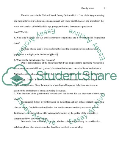 Assessing the validity of college samples: Are students really that different