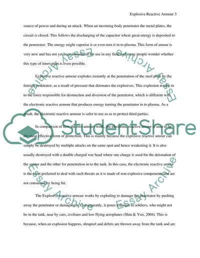 Electronic and Explosive Reactive Armors