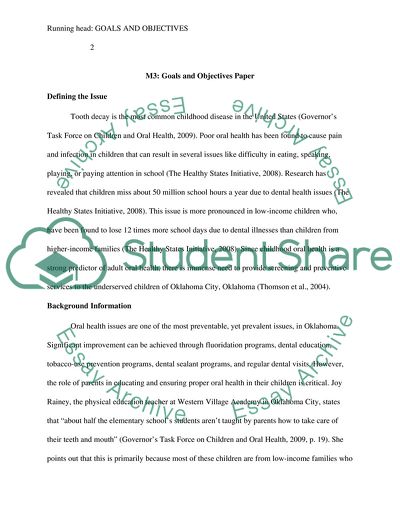 Oral Health in Childhood and Adulthood