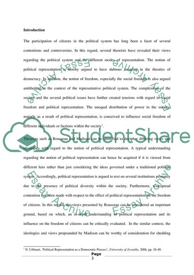 The Instant a People Gives Itself Representatives, It Ceases To Be Free; It Ceases To Be