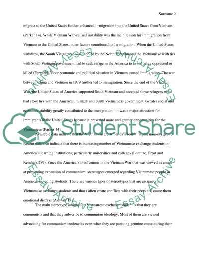 View of Vietnamese Exchange Students as Communists