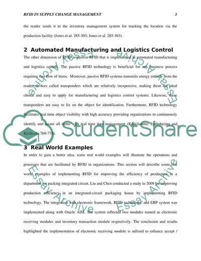 The Engineering Economics of RFID in Specialized Manufacturing