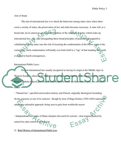 International Public Law