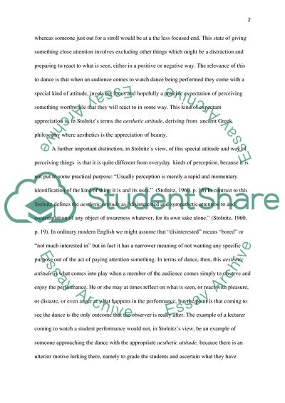 Bulloughs Theory of Psychical Distancing