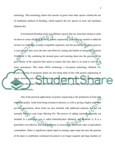 The Pros and Cons of Nutritional genetic engineering