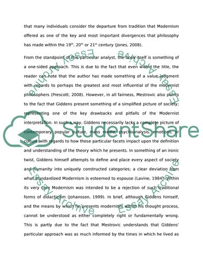 Stjepan G. Mestrovics Anthony Giddens - The Last Modernist