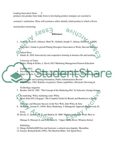 Leading Innovation & Creativity Product name: Shumate