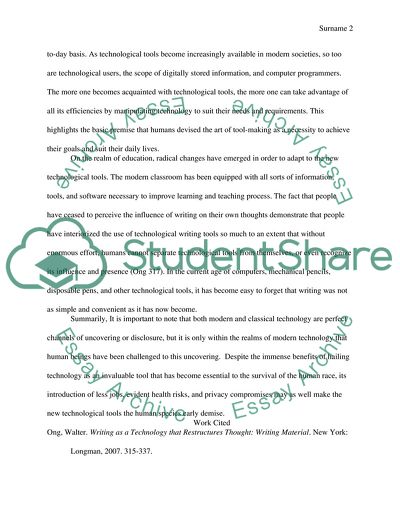 Man as a Tool Using Animal