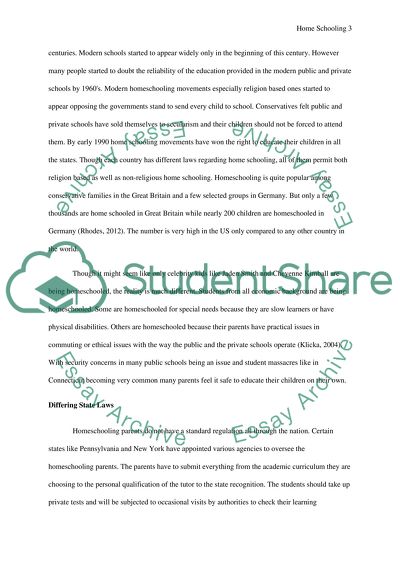 Should regulations for home schools be changed