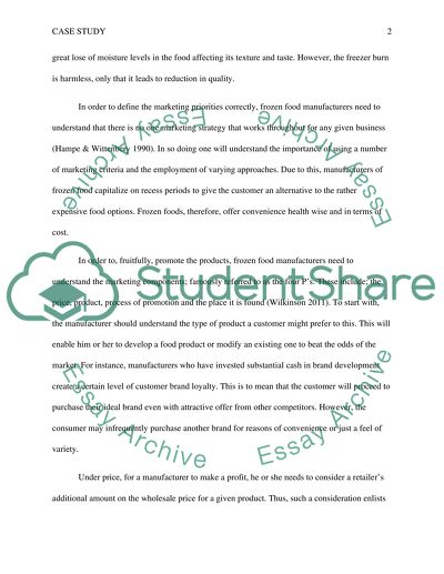 Marketing in nutrition
