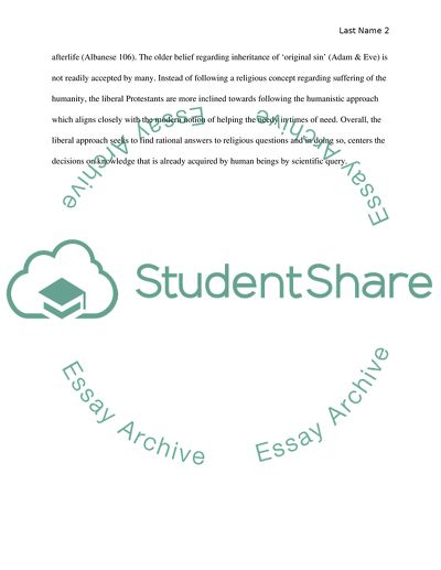 Mainline Protestant Christianity