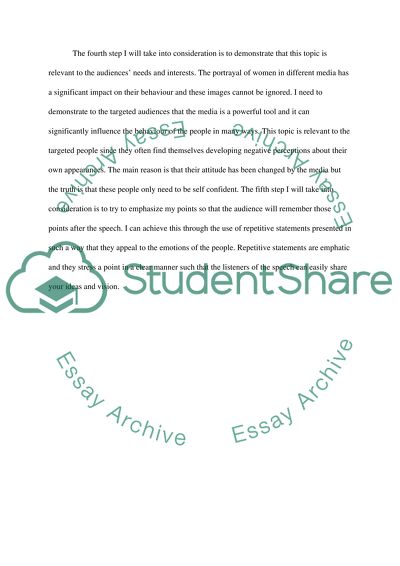 Building a Foundation for the Persuasive Speech