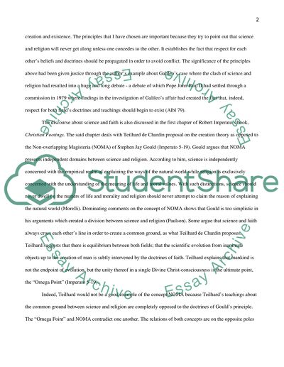 The opposing views on science and religion