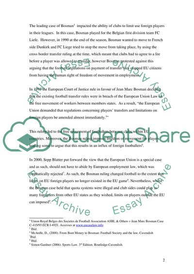 The Impact of European Union Law on the World of Sport in the Context of Sports Regulation