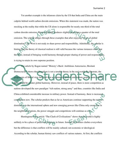 Political science // critical thinking 12