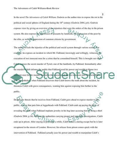 The Adventures of Caleb Williams by Godwin, William