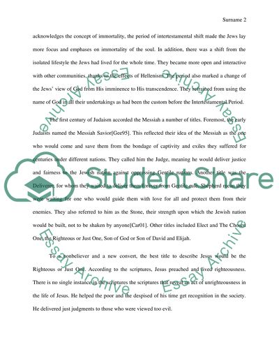 Jews in Intertestamental Period