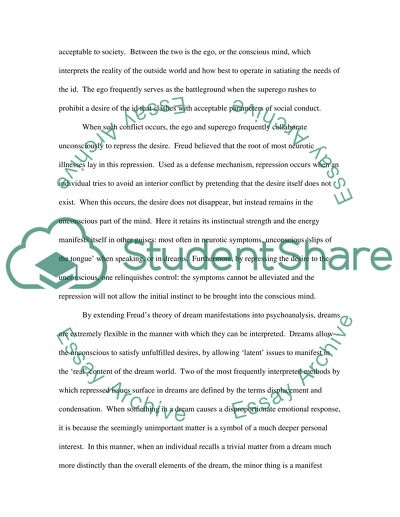 Dream Interpretation in Psychoanalysis