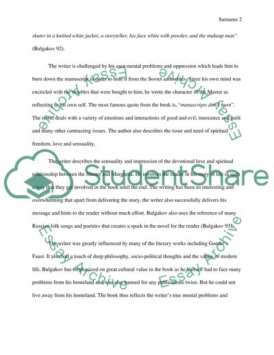 Russian author Mikhail Bulgakov: Book- Black Magic and Its Exposure. From The Master and Margarita