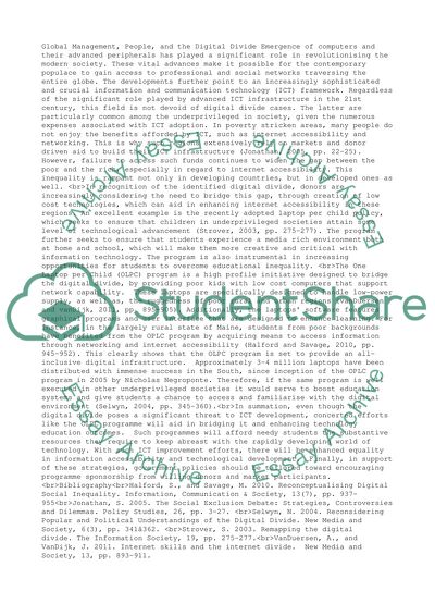 Essay Examples For High School Global Management People And The Digital Divide Buy Essays Papers also Healthy Eating Essays Global Management People And The Digital Divide Essay How To Write A Proposal Essay