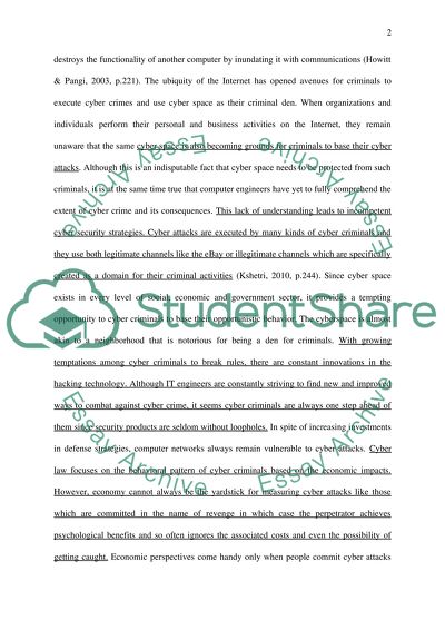 Why and How Cyber Attacks Occur