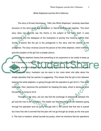 White Elephants and the Girls Dilemma