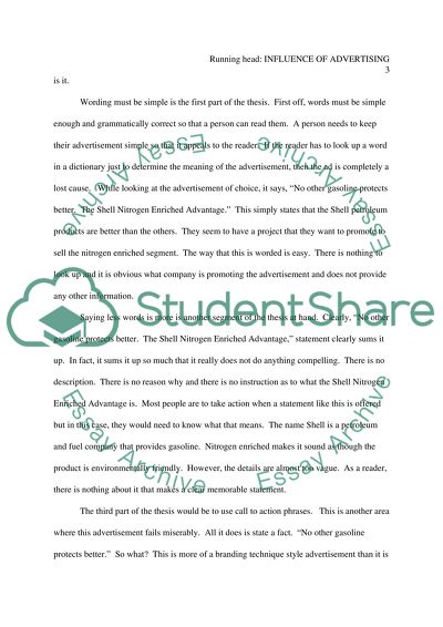 language and advertising essay