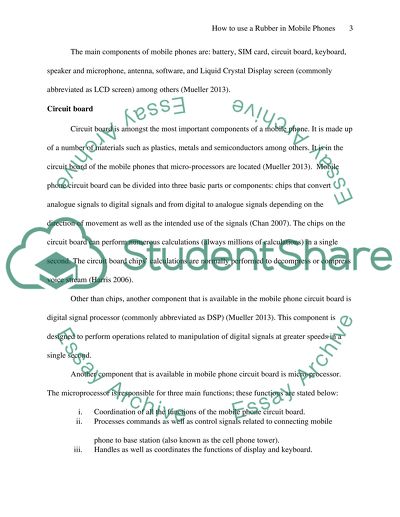 How to use a Rubber in Mobile Phones