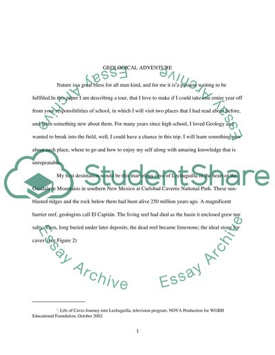 Geological Adventure