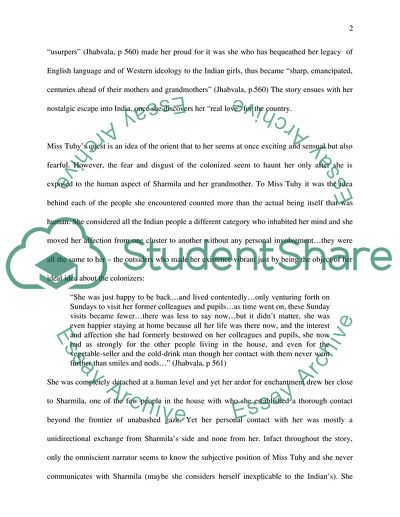 Miss Sahib by Ruth Prawer Jhabvala