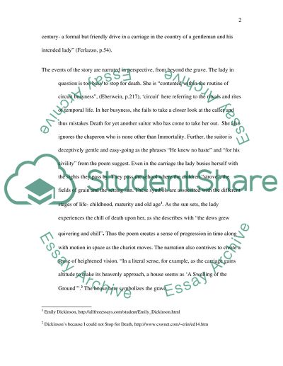 Analysis of Because I Could Not Stop for Death and I Heard a Fly Buzz When I Died Poems by Dickinson