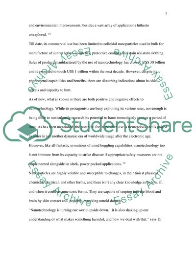 Nanotechnology Holds Huge Promise