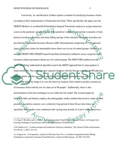 Effectiveness of Insurance Fraud Interventions