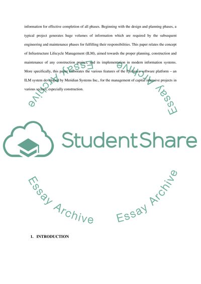 Information systems in construction Proliance