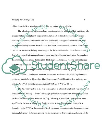 Goverment & Funding In the State New York