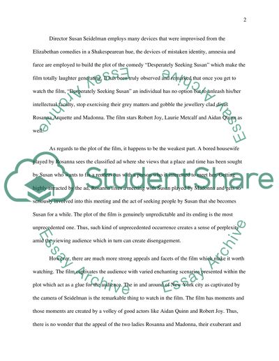 Desperately Seeking susan by Susan Seidelman