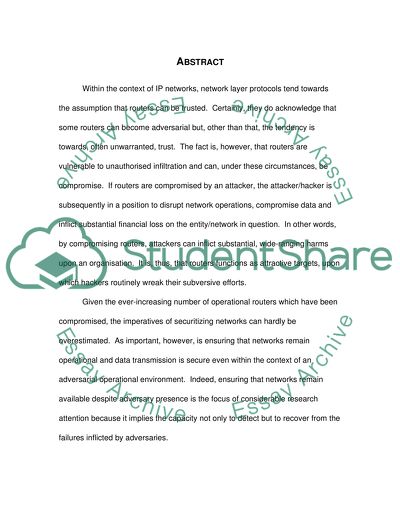 How Operational Routers May Retain Functionality and How Data May Be Safely Transmitted over Them