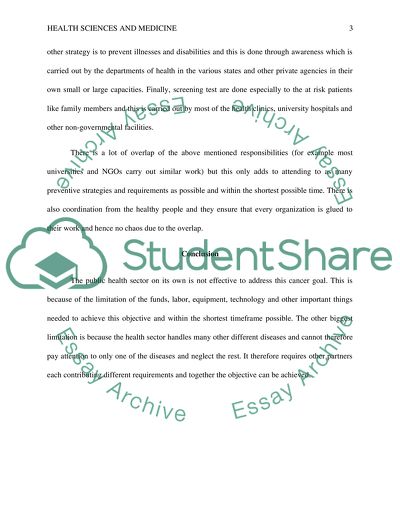 Cancer Elimination and Reduction