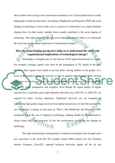 Economics and Technological Change