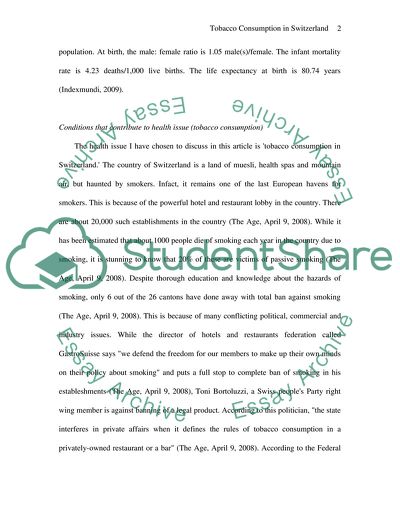 Public Health Nursing in Switzerland