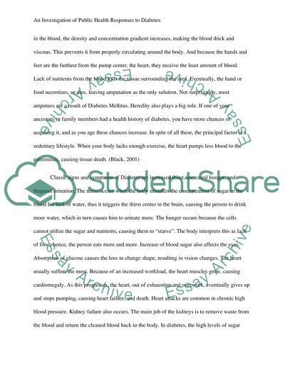 Classic Signs and Symptoms of Diabetes