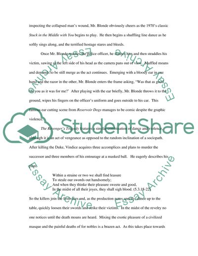 The Juxtaposition of Violence and Comedy