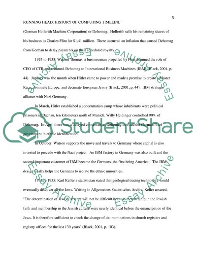 History of Computing Timelines